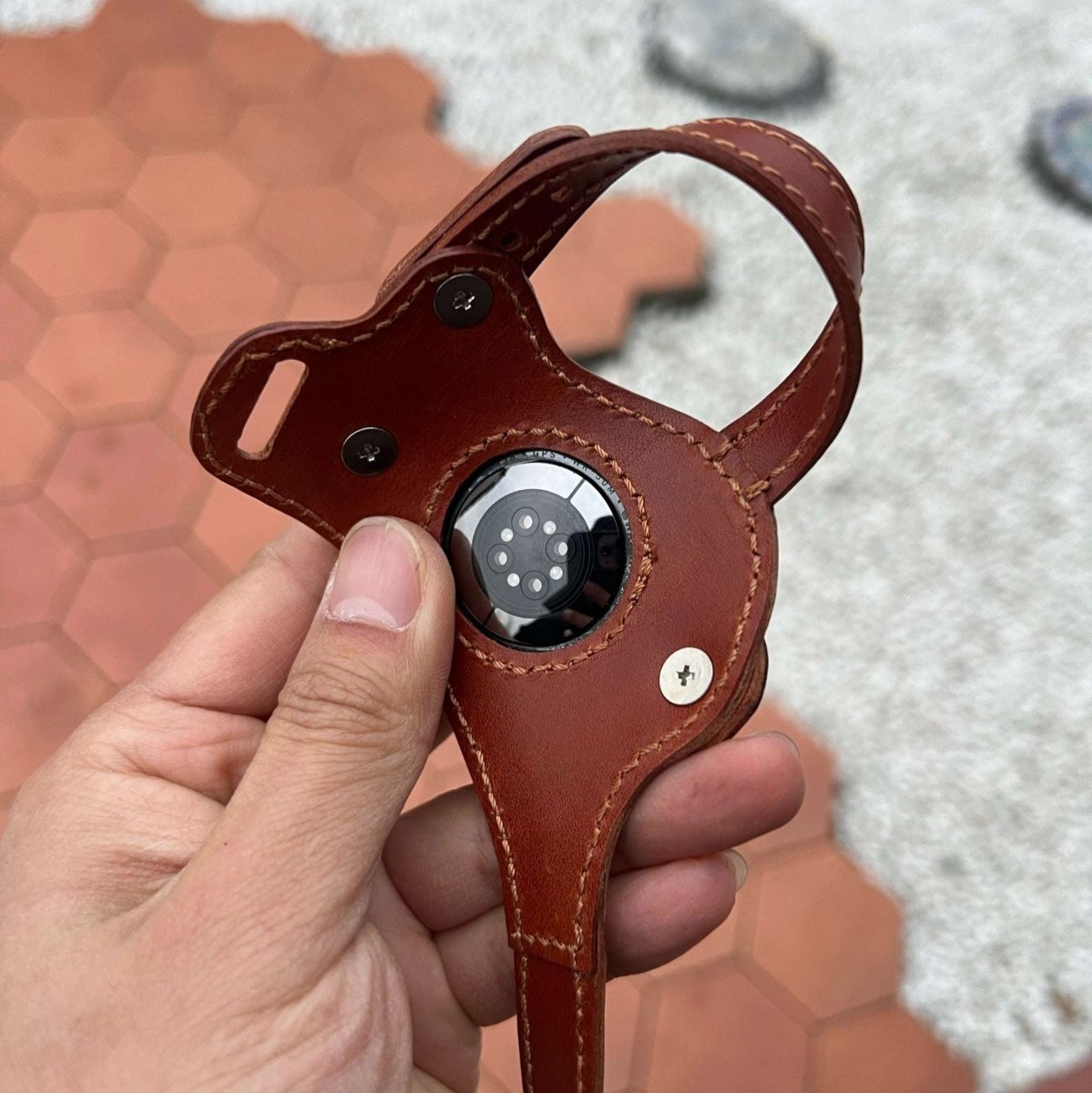 Exclusive Handmade Outdoor Leather Strap for Apple Watch