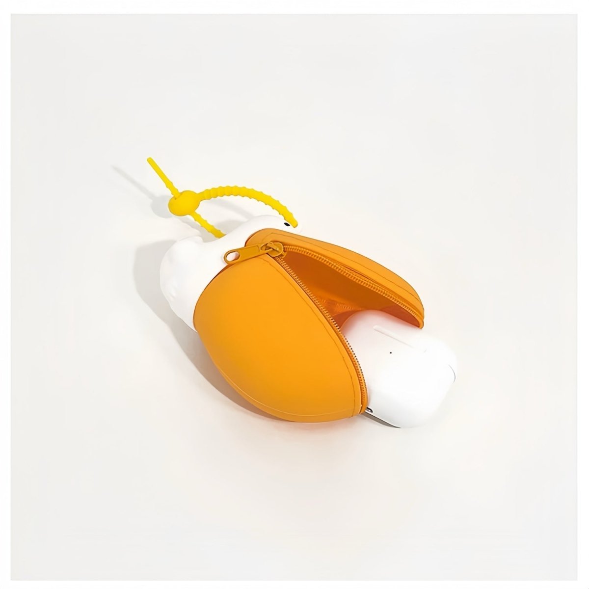 Creative Pelican Big Beak Duck Shaped Cable, Wired Earphone Storage Bag