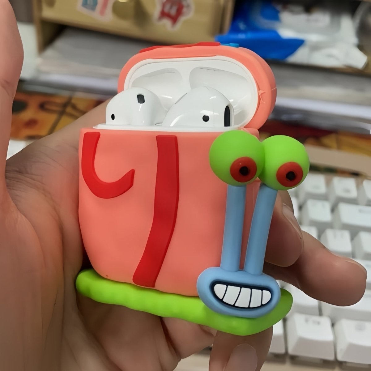 Snail Patrick Star SpongeBob Silicone Case for AirPods