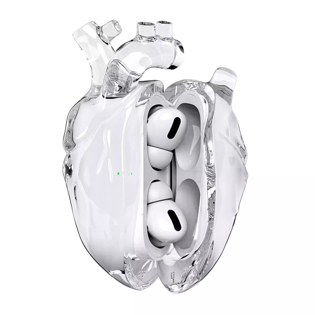 Heart-shaped liquid silicone case for AirPods