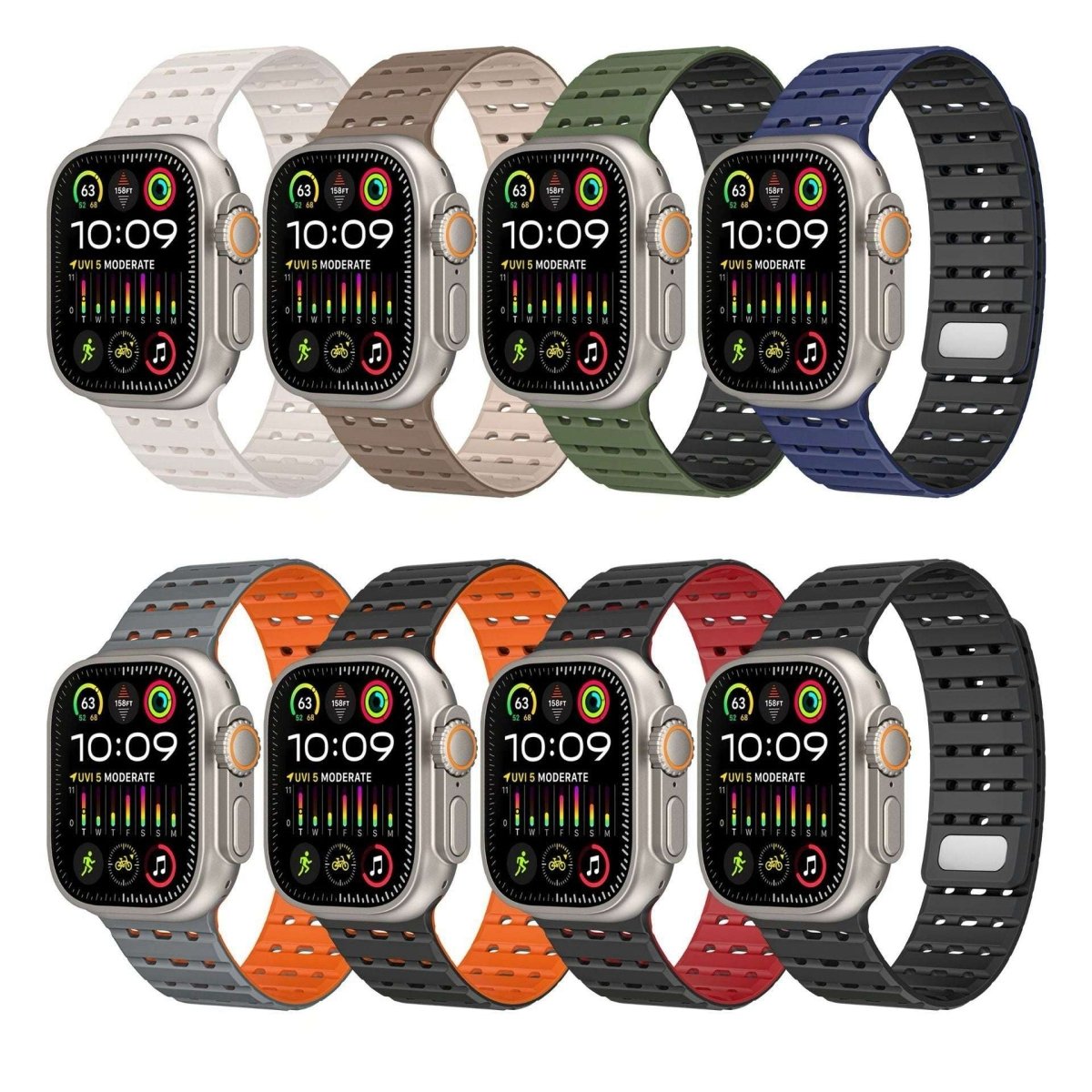 Breathable Magnetic Sport Strap for Apple Watch