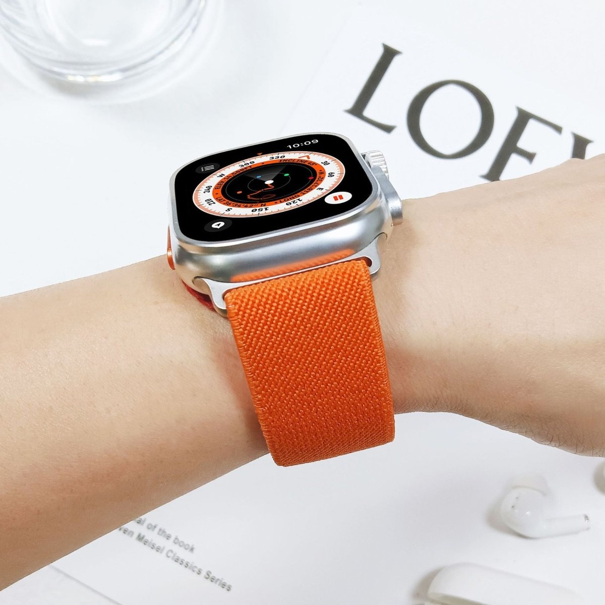 Nylon Braided Elastic Band for Apple Watch