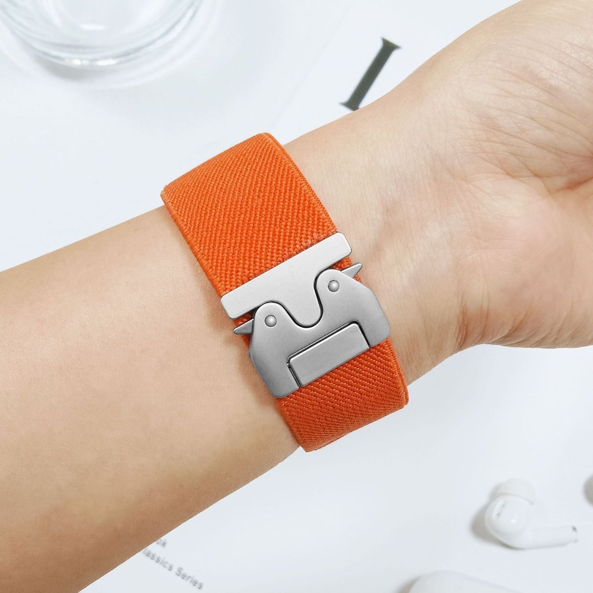 Nylon Braided Elastic Band for Apple Watch