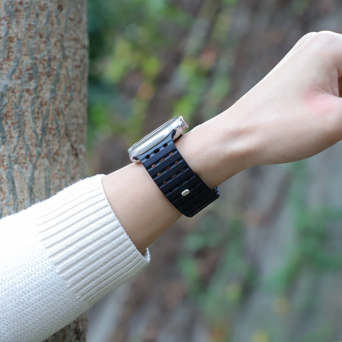 Breathable Magnetic Sport Strap for Apple Watch