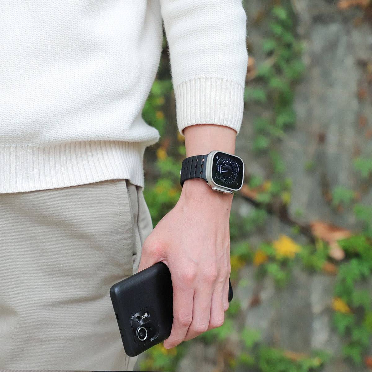 Breathable Magnetic Sport Strap for Apple Watch