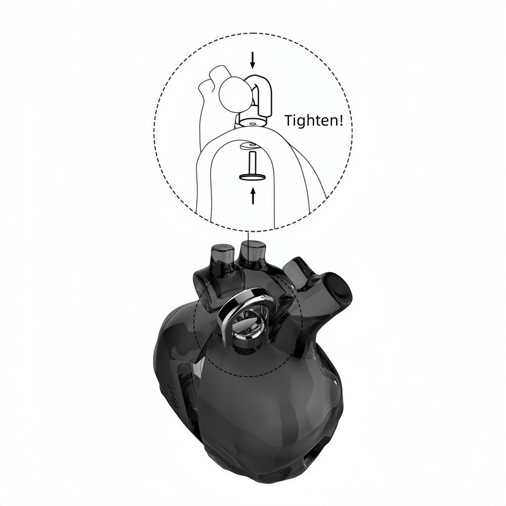 Heart-shaped liquid silicone case for AirPods