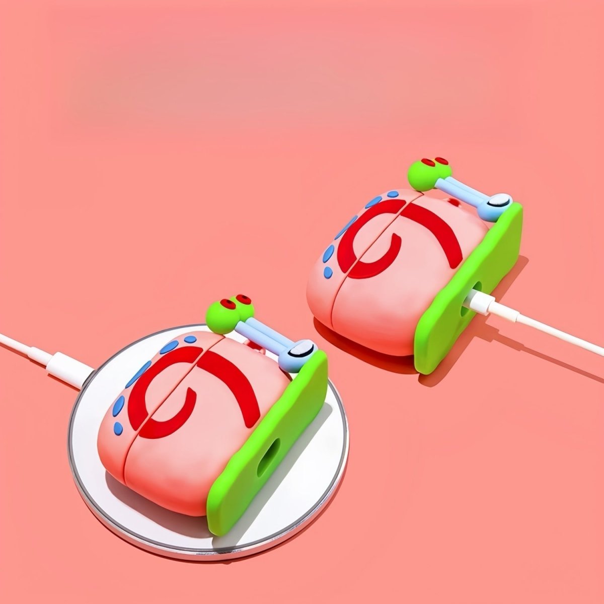 Snail Patrick Star SpongeBob Silicone Case for AirPods