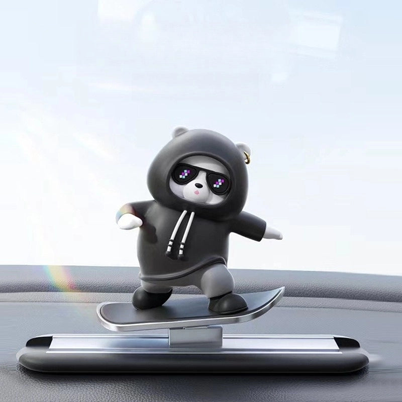 Skateboard Bear Ornament