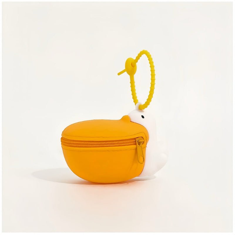 Creative Pelican Big Beak Duck Shaped Cable, Wired Earphone Storage Bag