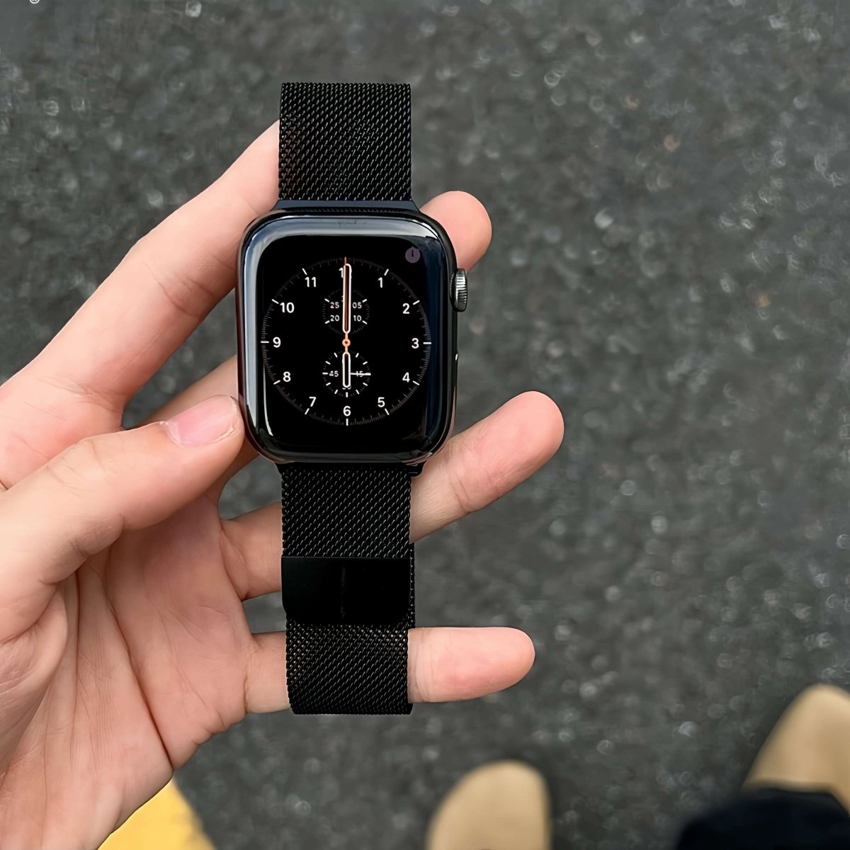 Stainless steel woven strap for Apple Watch