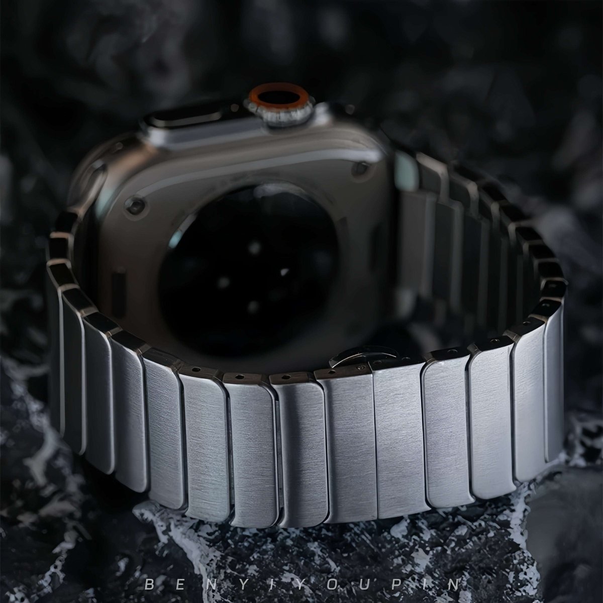 Steel Heart strap compatible with Apple Watch