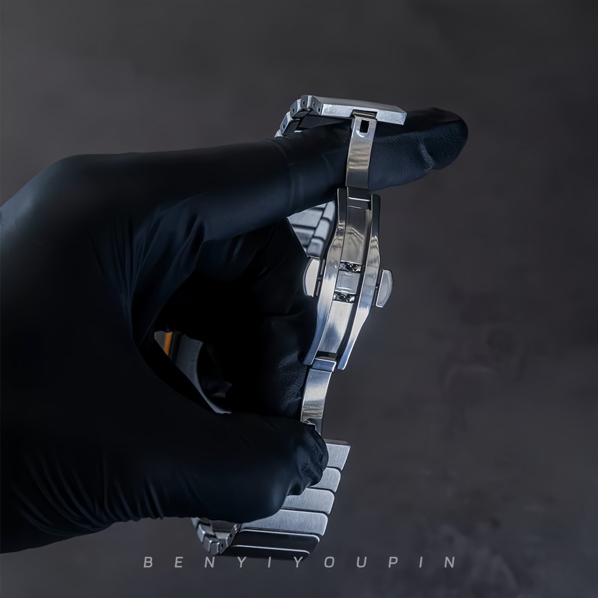 Pioneer Series Bamboo Segment Scale Chain Band for Apple Watch