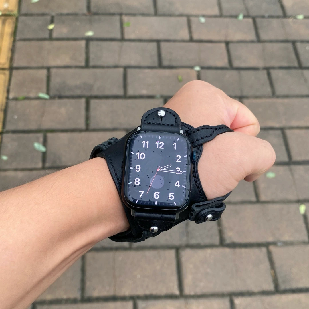Handmade Genuine Leather Cycling Strap for Apple Watch