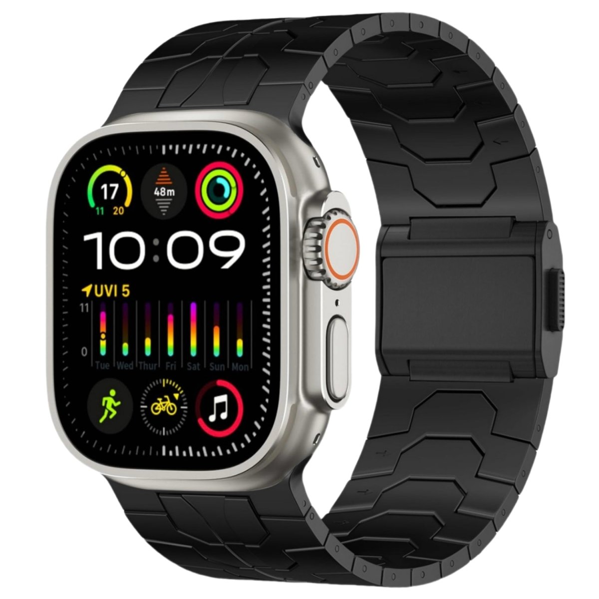 Hero-Inspired Metal Strap for Apple Watch