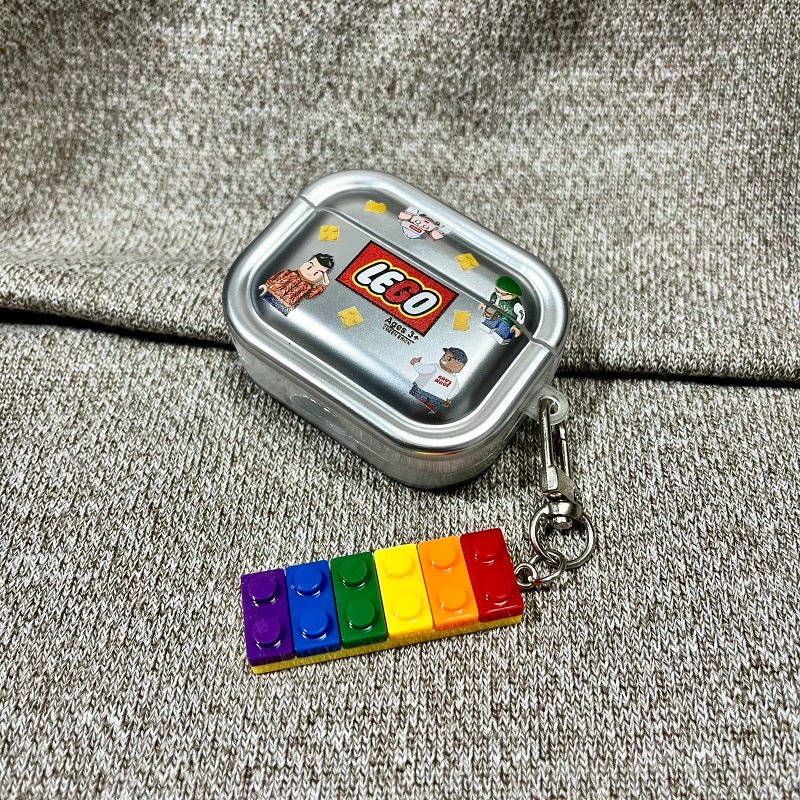 Creative Block Figure Silicone Case for AirPods