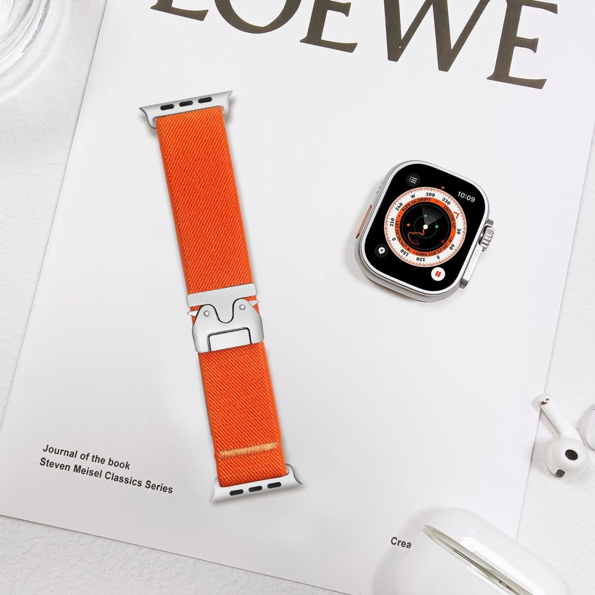 Nylon Braided Elastic Band for Apple Watch