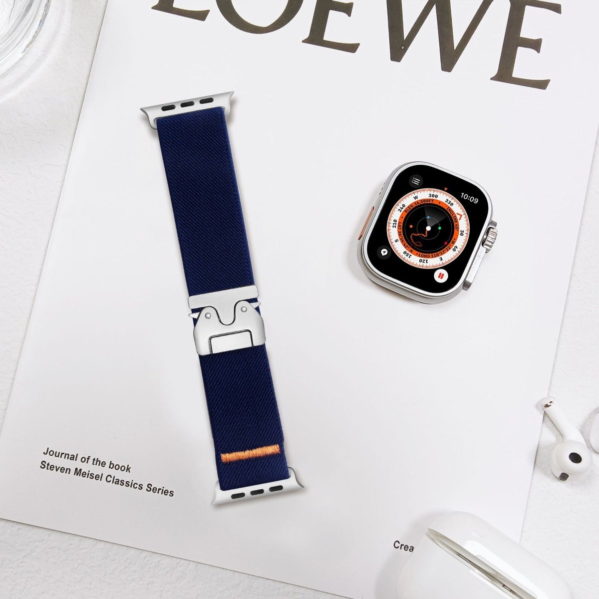 Nylon Braided Elastic Band for Apple Watch