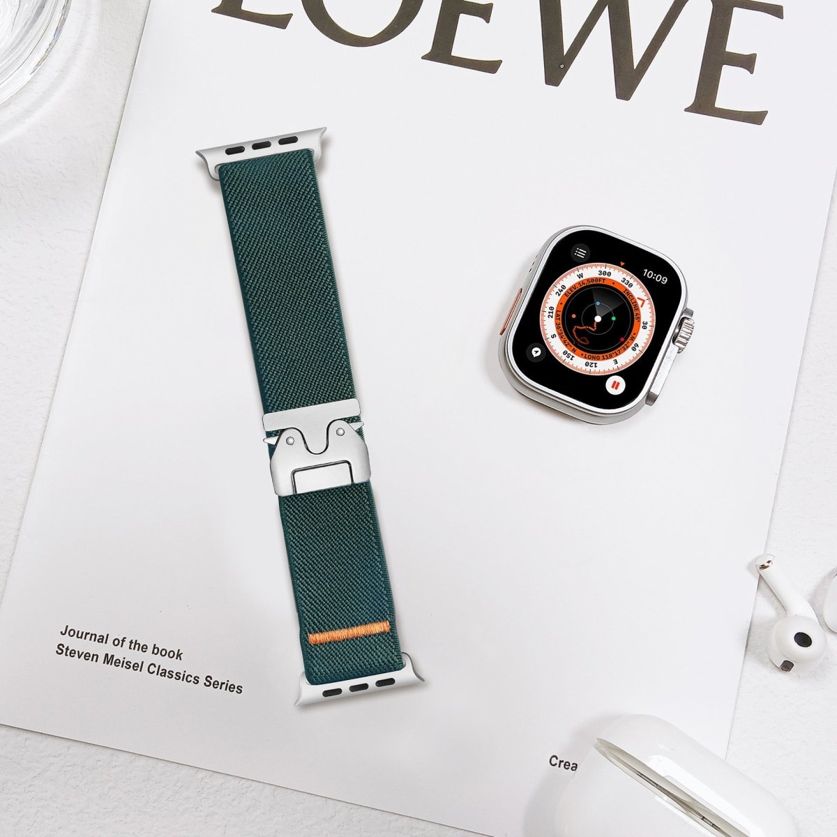 Nylon Braided Elastic Band for Apple Watch