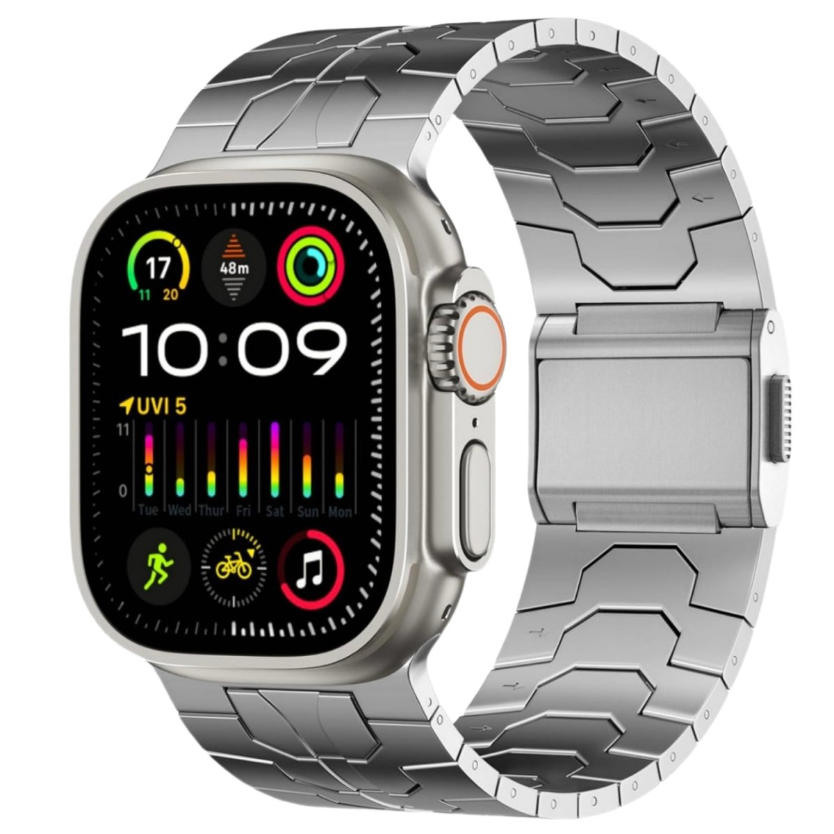 Hero-Inspired Metal Strap for Apple Watch