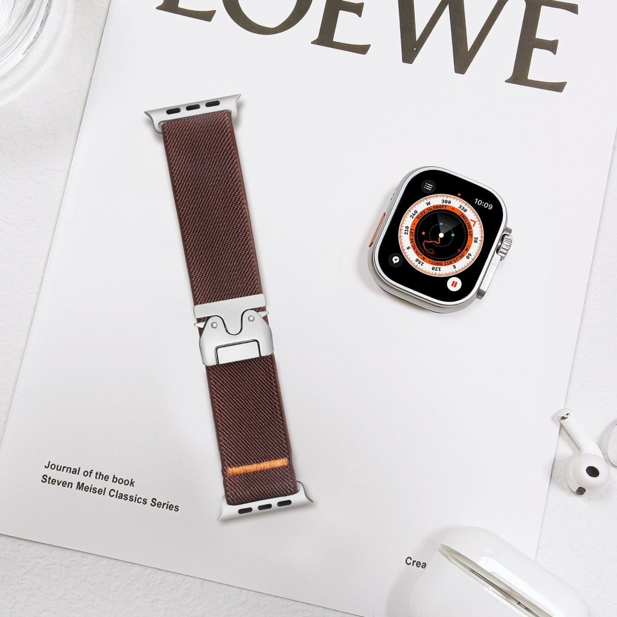 Nylon Braided Elastic Band for Apple Watch