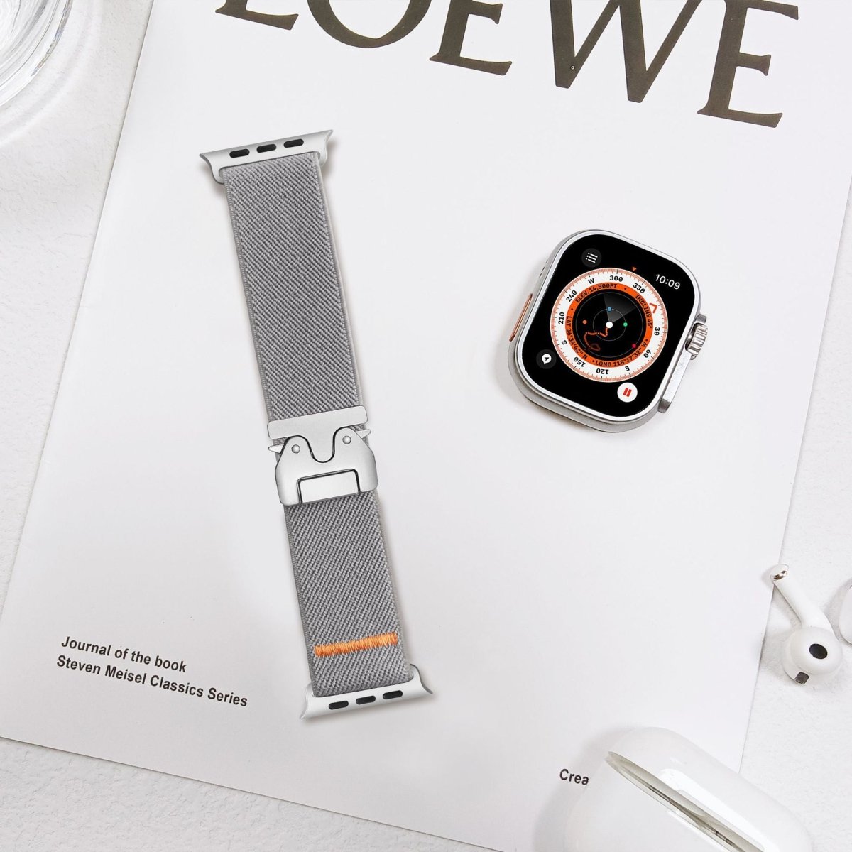 Nylon Braided Elastic Band for Apple Watch