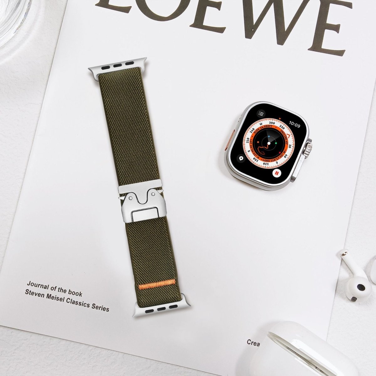 Nylon Braided Elastic Band for Apple Watch