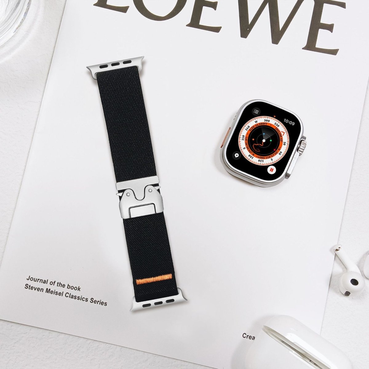 Nylon Braided Elastic Band for Apple Watch