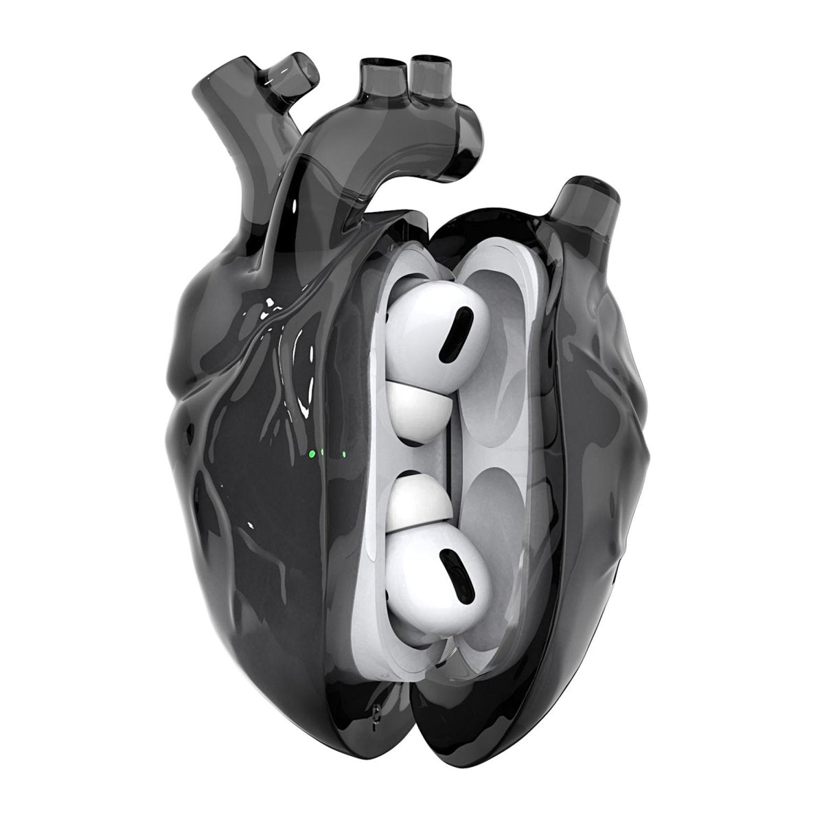 Heart-shaped liquid silicone case for AirPods