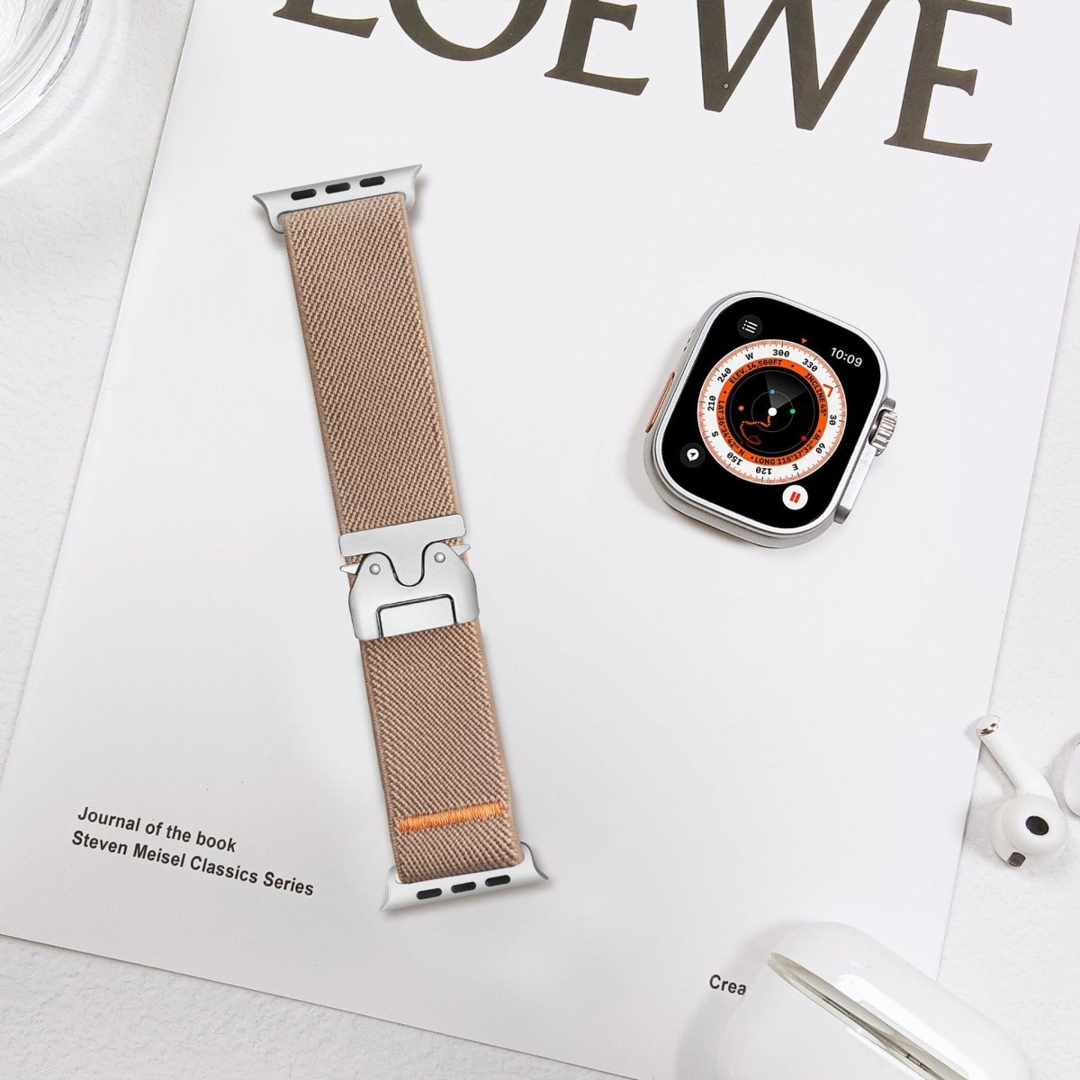 Nylon Braided Elastic Band for Apple Watch