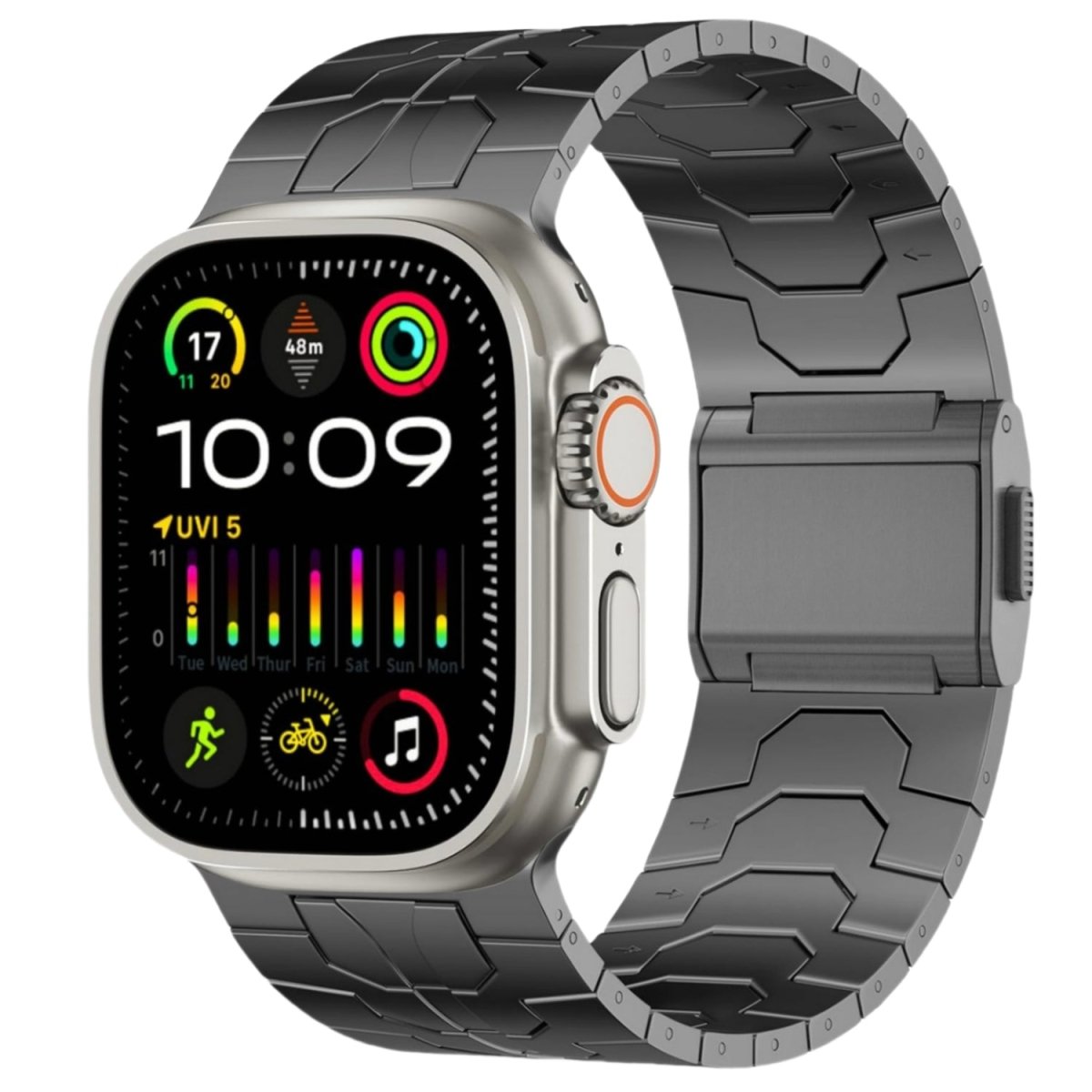 Hero-Inspired Metal Strap for Apple Watch