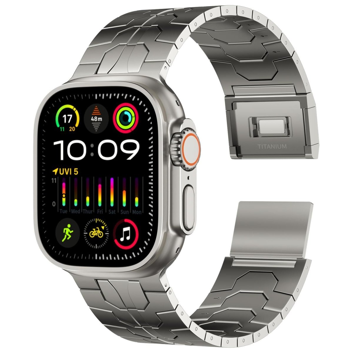 Hero-Inspired Metal Strap for Apple Watch