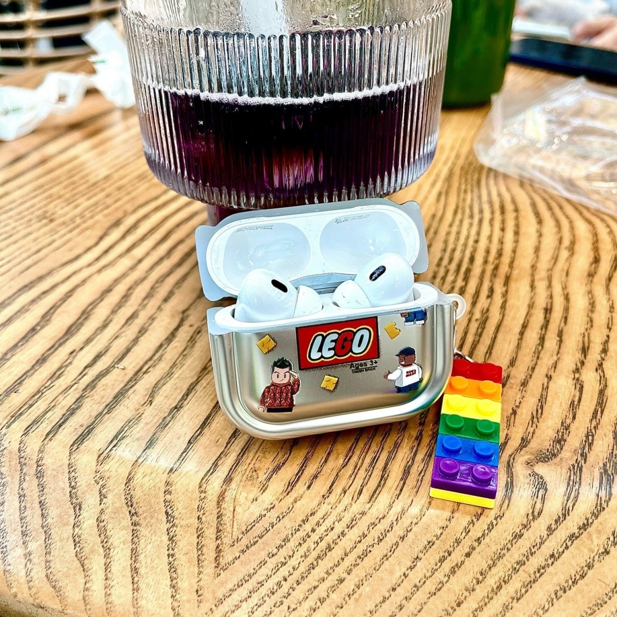 Creative Block Figure Silicone Case for AirPods