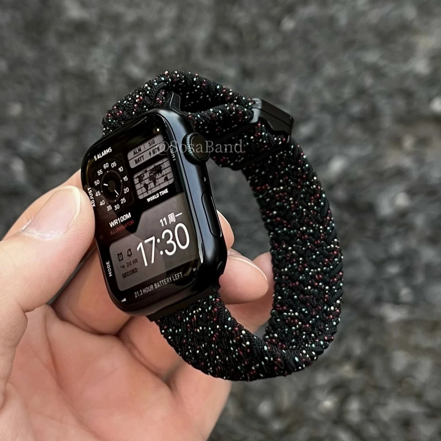 Nylon woven strap for Apple Watch