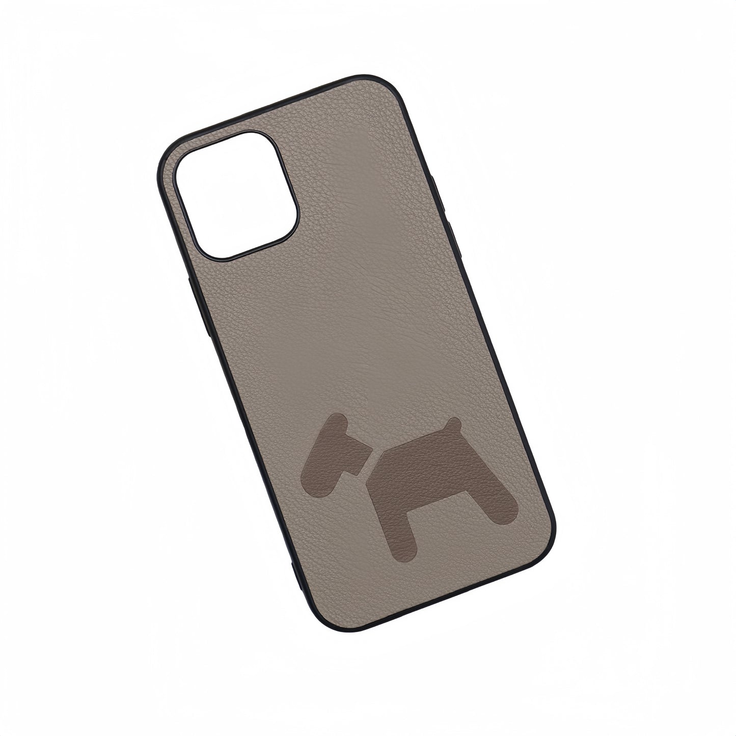 Small rocking horse genuine leather phone case for iPhone