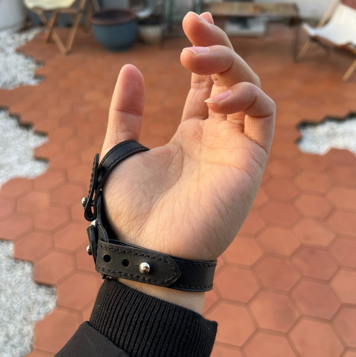 Exclusive Handmade Outdoor Leather Strap for Apple Watch