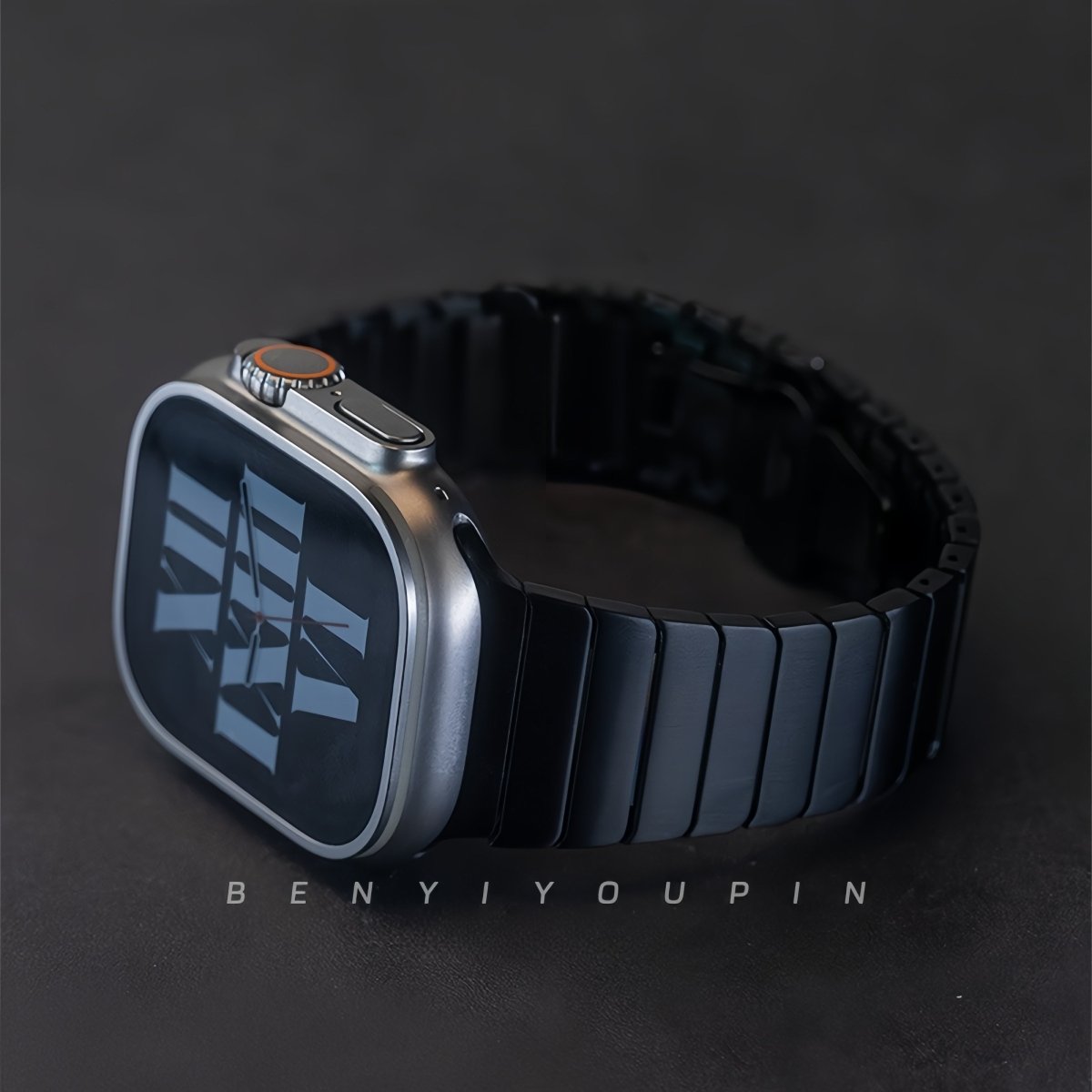 Pioneer Series Bamboo Segment Scale Chain Band for Apple Watch