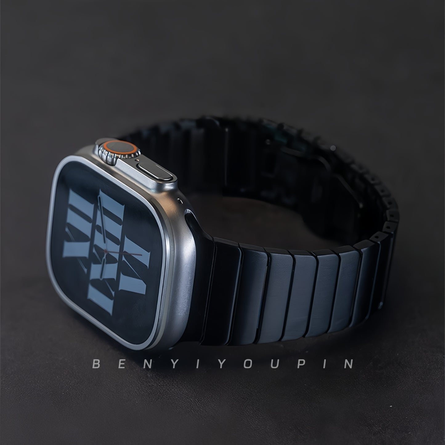 Steel Heart strap compatible with Apple Watch