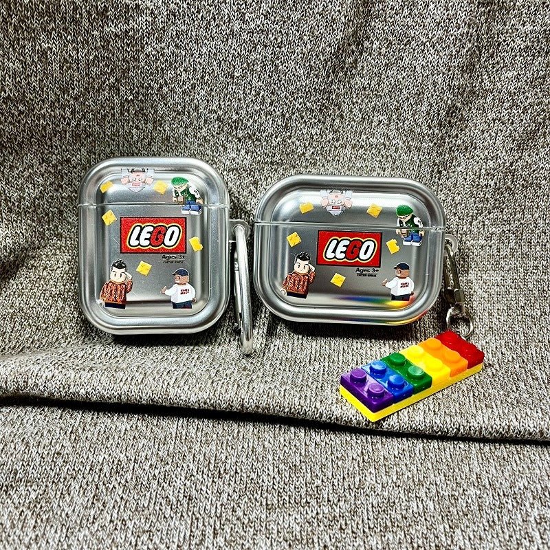 Creative Block Figure Silicone Case for AirPods