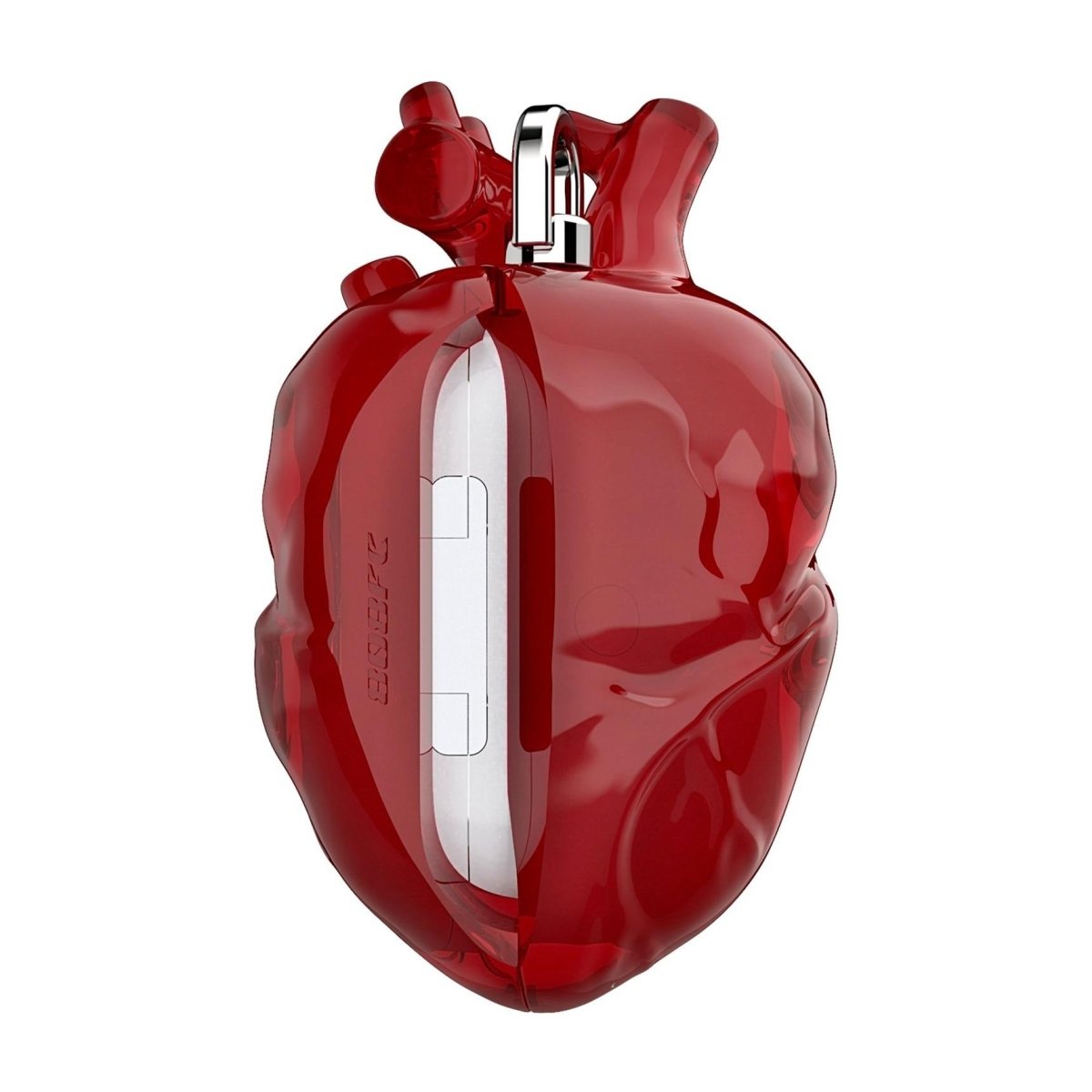 Heart-shaped liquid silicone case for AirPods
