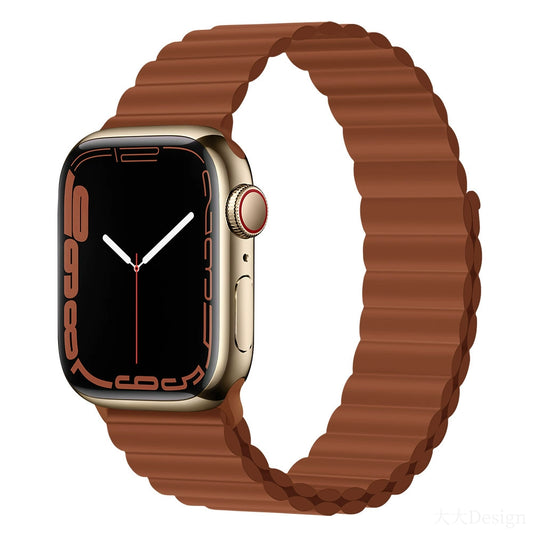 Matte magnetic strap compatible with Apple Watch